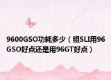 9600GSO功耗多少（组SLI用96GSO好点还是用96GT好点）