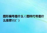 图形编号是什么（图样代号是什么意思\