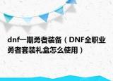 dnf一期勇者装备（DNF全职业勇者套装礼盒怎么使用）