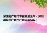 深圳到广州动车在哪里坐车（深圳动车到广州市广州火车站吗）