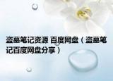 盗墓笔记资源 百度网盘（盗墓笔记百度网盘分享）