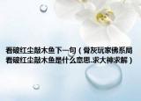 看破红尘敲木鱼下一句（骨灰玩家佛系局看破红尘敲木鱼是什么意思.求大神求解）