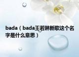 bada（bada王若琳新歌这个名字是什么意思）
