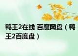 鸭王2在线 百度网盘（鸭王2百度盘）