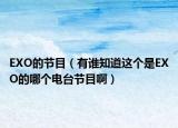 EXO的节目（有谁知道这个是EXO的哪个电台节目啊）