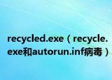 recycled.exe（recycle.exe和autorun.inf病毒）