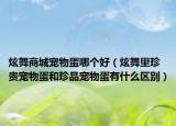 炫舞商城宠物蛋哪个好（炫舞里珍贵宠物蛋和珍品宠物蛋有什么区别）