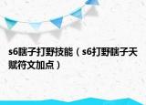 s6瞎子打野技能（s6打野瞎子天赋符文加点）