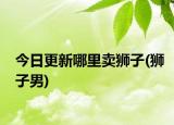 今日更新哪里卖狮子(狮子男)