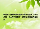 电视剧（把爱带回家插曲中有一句歌词 这一生总有一个人在心里刻下一道痕 这首歌歌名是什么）