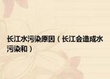 长江水污染原因（长江会造成水污染和）