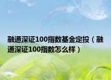 融通深证100指数基金定投（融通深证100指数怎么样）