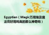 Egyptian（Magic万用埃及魔法膏好用吗真的那么神奇吗）