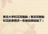 复旦大学校花双胞胎（复旦双胞胎校花的素颜求一张被美颜给骗了）