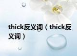 thick反义词（thick反义词）