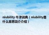 niubility 牛津词典（niubility是什么意思简介介绍）