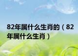 82年属什么生肖的（82年属什么生肖）