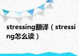 stressing翻译（stressing怎么读）