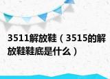 3511解放鞋（3515的解放鞋鞋底是什么）