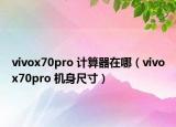 vivox70pro 计算器在哪（vivox70pro 机身尺寸）