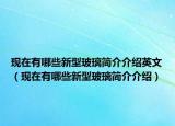 现在有哪些新型玻璃简介介绍英文（现在有哪些新型玻璃简介介绍）