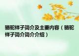 骆驼祥子简介及主要内容（骆驼祥子简介简介介绍）