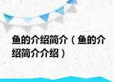 鱼的介绍简介（鱼的介绍简介介绍）