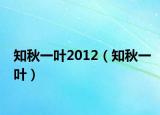 知秋一叶2012（知秋一叶）