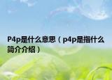 P4p是什么意思（p4p是指什么简介介绍）