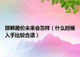 邯郸房价未来会怎样（什么时候入手比较合适）