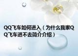 QQ飞车如何进入（为什么我家QQ飞车进不去简介介绍）