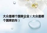 大众是哪个国家企业（大众是哪个国家的车）