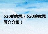 520的意思（520啥意思简介介绍）