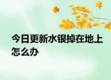 今日更新水银掉在地上怎么办