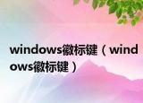 windows徽标键（windows徽标键）