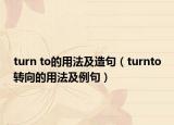 turn to的用法及造句（turnto转向的用法及例句）
