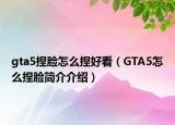 gta5捏脸怎么捏好看（GTA5怎么捏脸简介介绍）