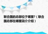 联合国的总部位于哪里?（联合国总部在哪里简介介绍）