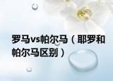 罗马vs帕尔马（耶罗和帕尔马区别）