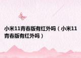 小米11青春版有红外吗（小米11青春版有红外吗）