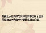 超前止水后浇带与沉降后浇带区别（后浇带超前止水构造HJD是什么简介介绍）