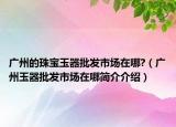 广州的珠宝玉器批发市场在哪?（广州玉器批发市场在哪简介介绍）
