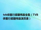 tvb侠客行梁朝伟版全集（TVB侠客行梁朝伟版演员表）