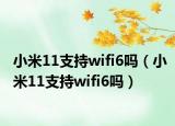 小米11支持wifi6吗（小米11支持wifi6吗）