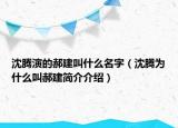沈腾演的郝建叫什么名字（沈腾为什么叫郝建简介介绍）