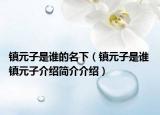 镇元子是谁的名下（镇元子是谁 镇元子介绍简介介绍）