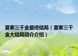 夏家三千金最终结局（夏家三千金大结局简介介绍）