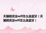 天猫精灵没wifi怎么连蓝牙（天猫精灵没wifi怎么连蓝牙）