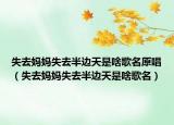 失去妈妈失去半边天是啥歌名原唱（失去妈妈失去半边天是啥歌名）