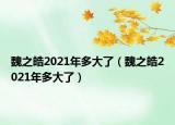 魏之皓2021年多大了（魏之皓2021年多大了）